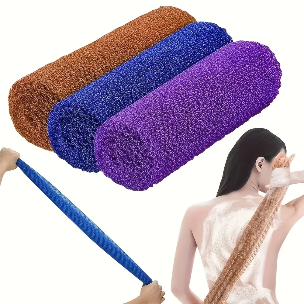 Long Nylon Exfoliating Bath Towel