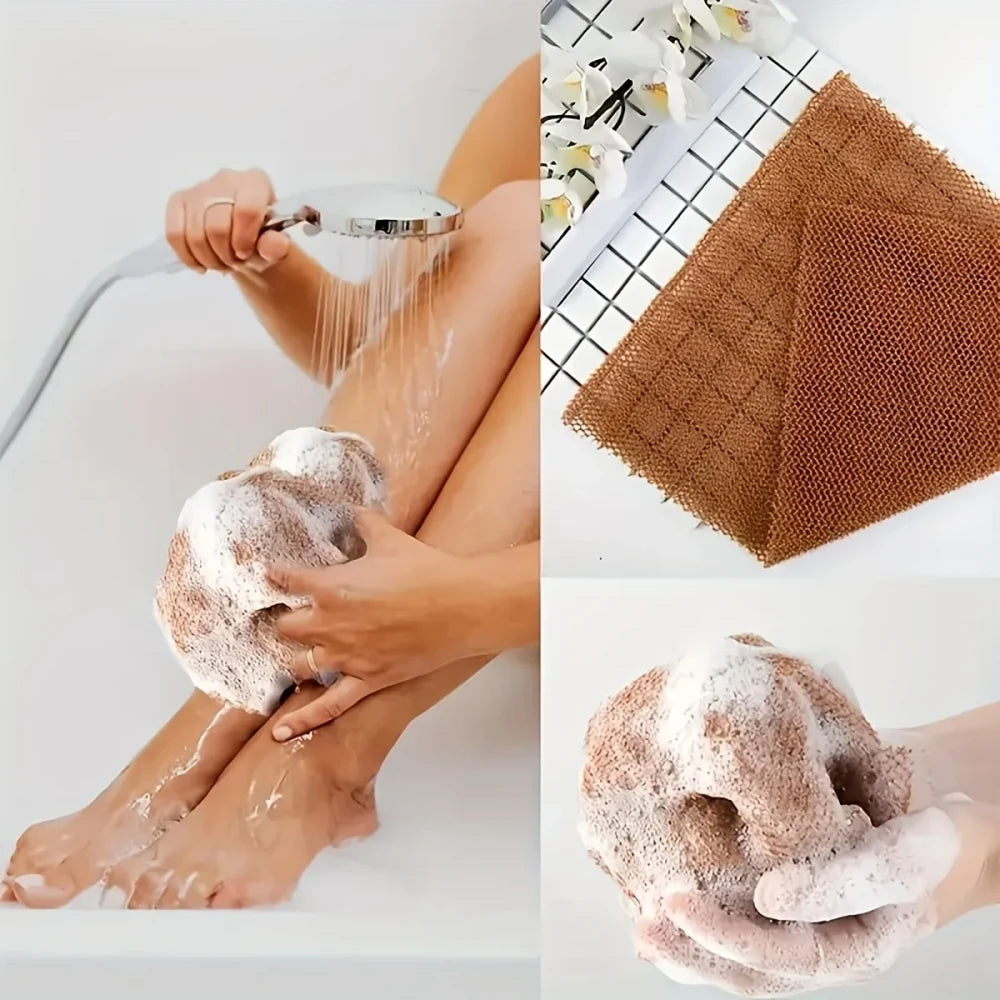Long Nylon Exfoliating Bath Towel